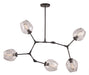 Trans Globe Imports - PND-2092 BK - Five Light Chandelier - Black