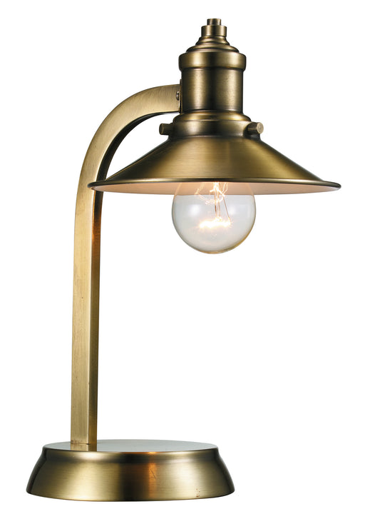 Trans Globe Imports - RTL-8986 AB - One Light Table Lamp - Liberty - Antique Brass