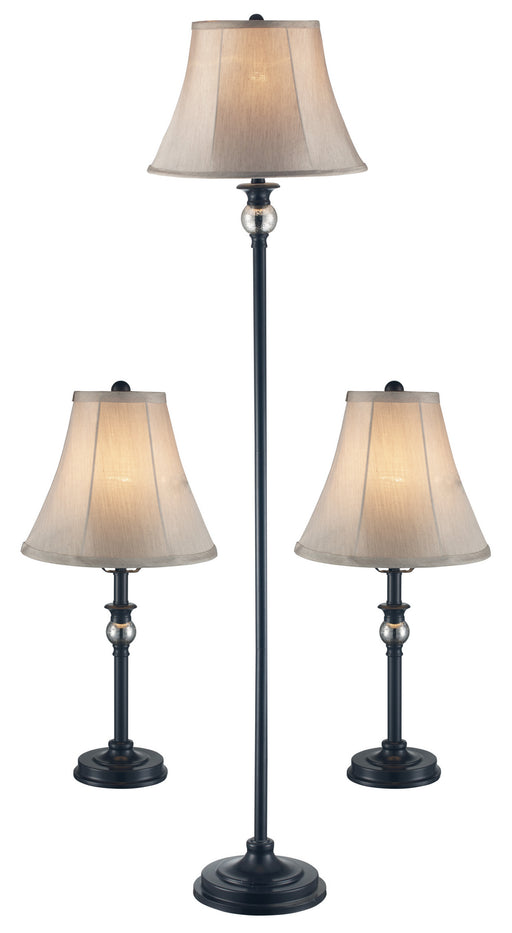 Trans Globe Imports - RTL-8988 - Floor Lamp and Two Table Lamps - Rubbed Oil Bronze