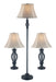 Trans Globe Imports - RTL-8989 - Floor Lamp and Two Table Lamps - Rubbed Oil Bronze