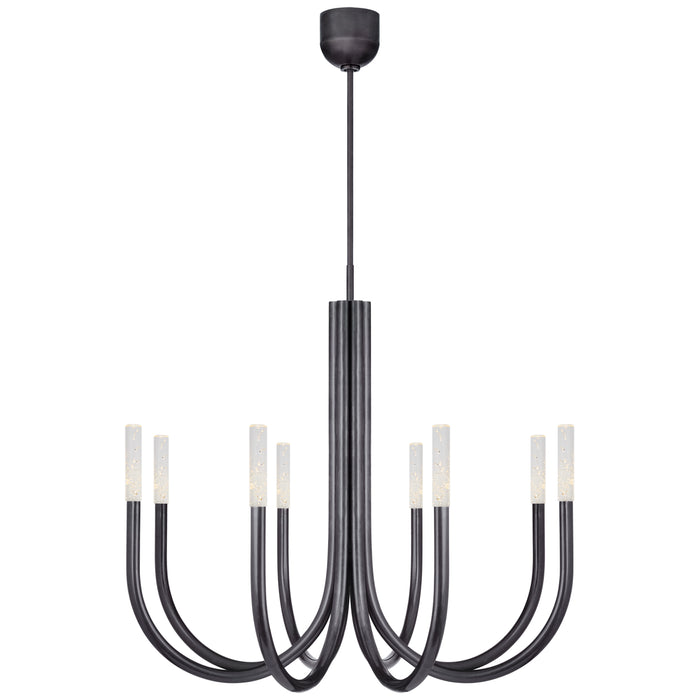 Visual Comfort - KW 5581BZ-SG - LED Chandelier - Rousseau - Bronze