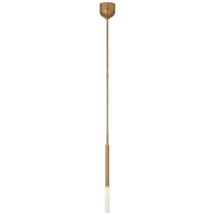 Visual Comfort - KW 5586AB-EC - LED Pendant - Rousseau - Antique-Burnished Brass