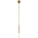 Visual Comfort - KW 5586AB-EC - LED Pendant - Rousseau - Antique-Burnished Brass