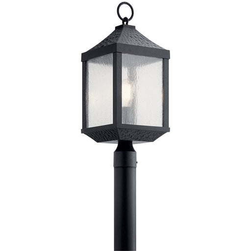 Kichler - 49987DBK - One Light Outdoor Post Mount - Springfield - Distressed Black