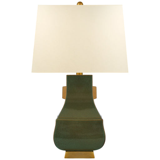 Visual Comfort - CHA 8694OSG/BG-PL - One Light Table Lamp - Kang Jug - Oslo Green with Burnt Gold