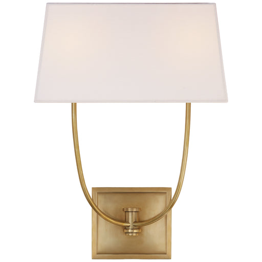Visual Comfort - CHD 2621AB-L - Two Light Wall Sconce - Venini - Antique-Burnished Brass