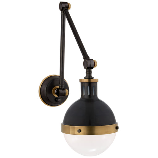 Visual Comfort - TOB 2090BZ/HAB-WG - One Light Wall Sconce - Hicks - Bronze with Antique Brass