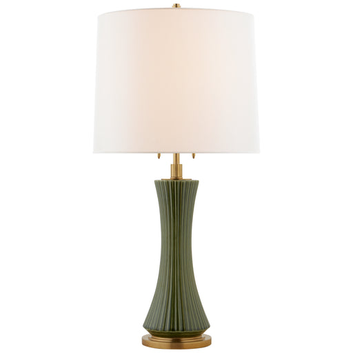 Visual Comfort - TOB 3655EMG-L - Two Light Table Lamp - Elena - Emerald Green