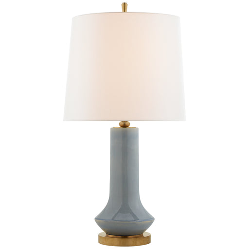 Visual Comfort - TOB 3657PBC-L - Two Light Table Lamp - Luisa - Polar Blue Crackle