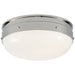 Visual Comfort - TOB 4063PN-WG - Two Light Flush Mount - Hicks - Polished Nickel