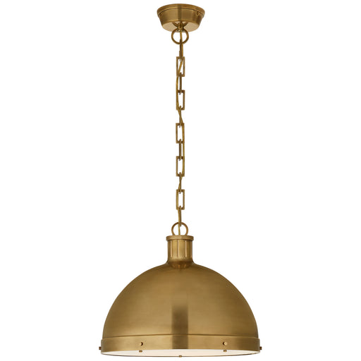 Visual Comfort - TOB 5071HAB - Two Light Pendant - Hicks - Hand-Rubbed Antique Brass