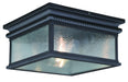 Vaxcel - T0472 - Two Light Outdoor Flush Mount - Cambridge - Oil Rubbed Bronze