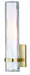 Vaxcel - W0309 - One Light Vanity - Vilo - Golden Brass