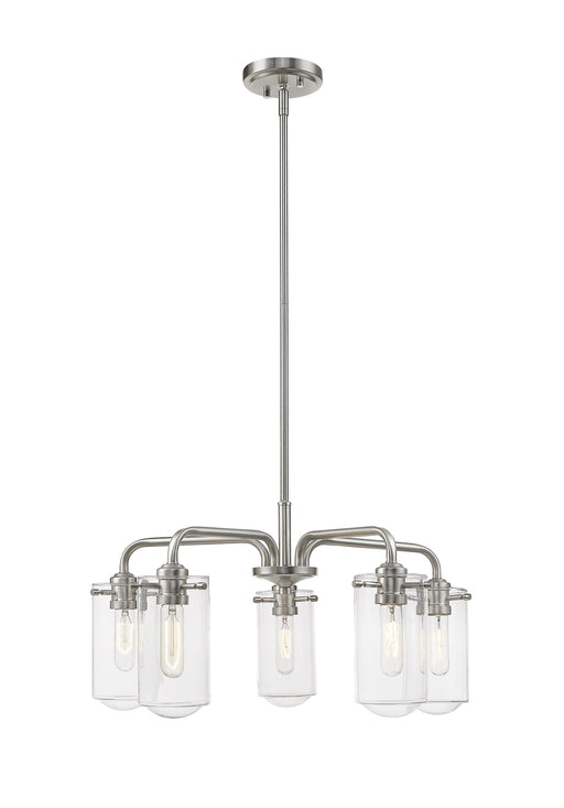 Z-Lite - 471-5BN - Five Light Chandelier - Delaney - Brushed Nickel