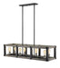 Z-Lite - 472-8L-ABB - Eight Light Linear Chandelier - Kirkland - Ashen Barnboard