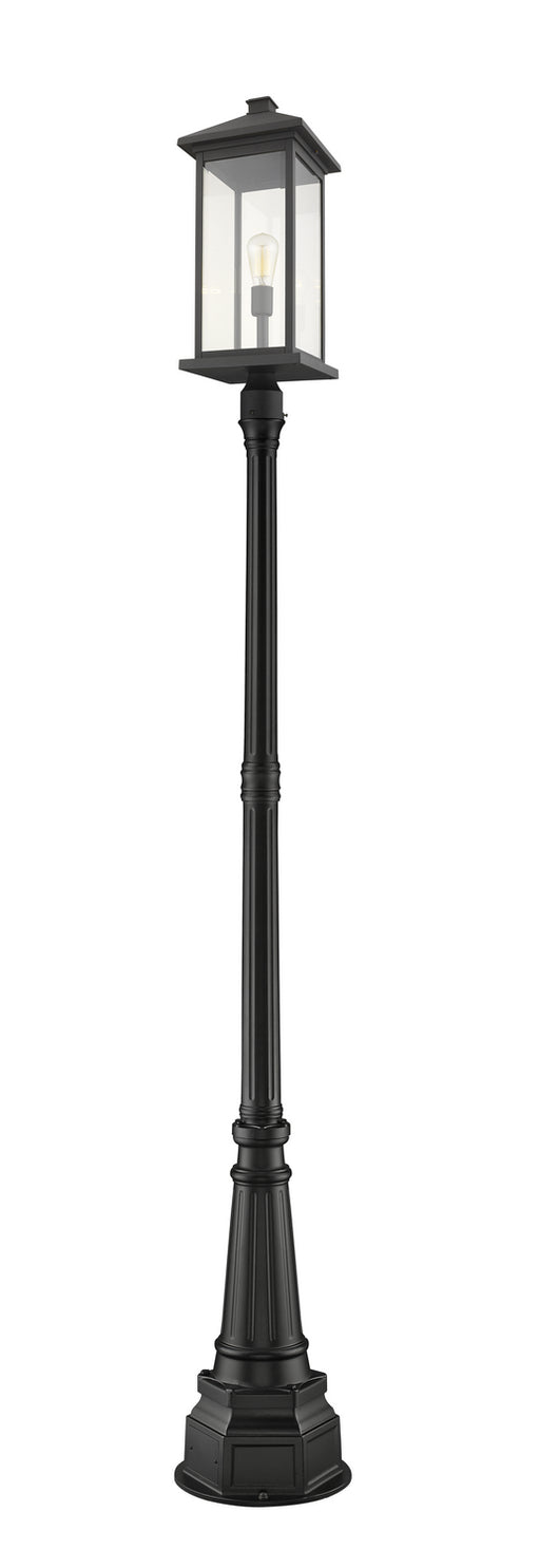 Z-Lite - 531PHBXLR-564P-BK - One Light Outdoor Post Mount - Portland - Black