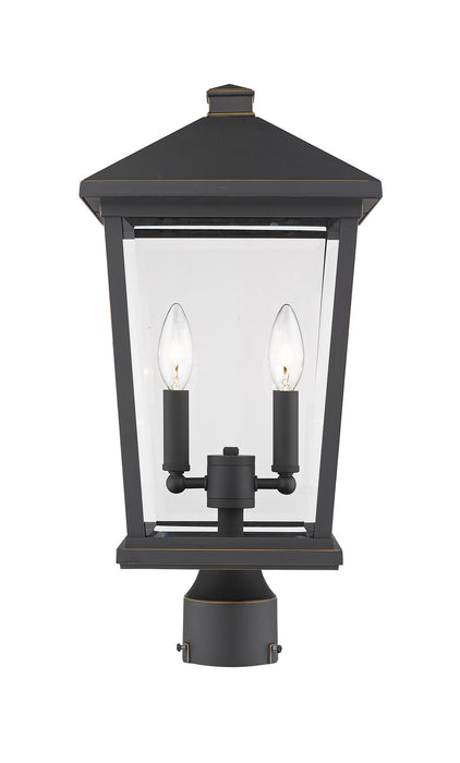 Z-Lite - 568PHBR-ORB - Two Light Outdoor Post Mount - Beacon - Oil Rubbed Bronze