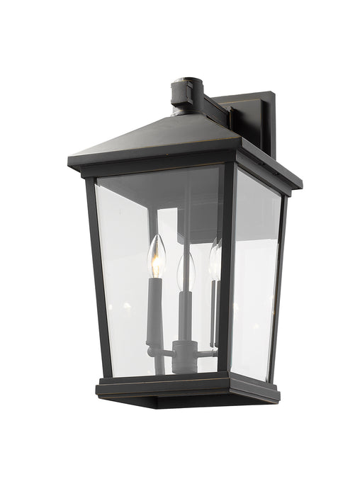 Z-Lite - 568XL-ORB - Three Light Outdoor Wall Sconce - Beacon - Oil Rubbed Bronze