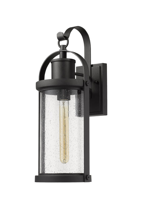 Z-Lite - 569M-BK - One Light Outdoor Wall Mount - Roundhouse - Black