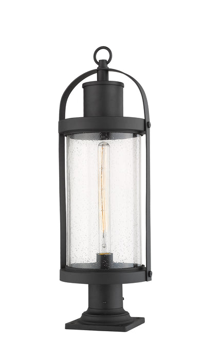 Z-Lite - 569PHB-533PM-BK - One Light Outdoor Pier Mount - Roundhouse - Black