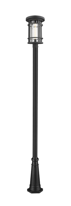Z-Lite - 570PHXL-519P-BK - One Light Outdoor Post Mount - Jordan - Black