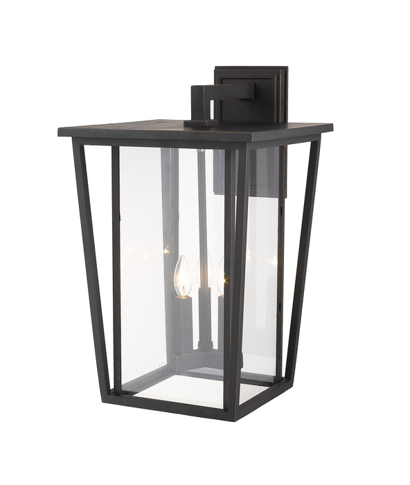Z-Lite - 571XL-ORB - Three Light Outdoor Wall Sconce - Seoul - Oil Rubbed Bronze