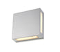 Z-Lite - 572B-SL-LED - LED Outdoor Wall Mount - Quadrate - Silver