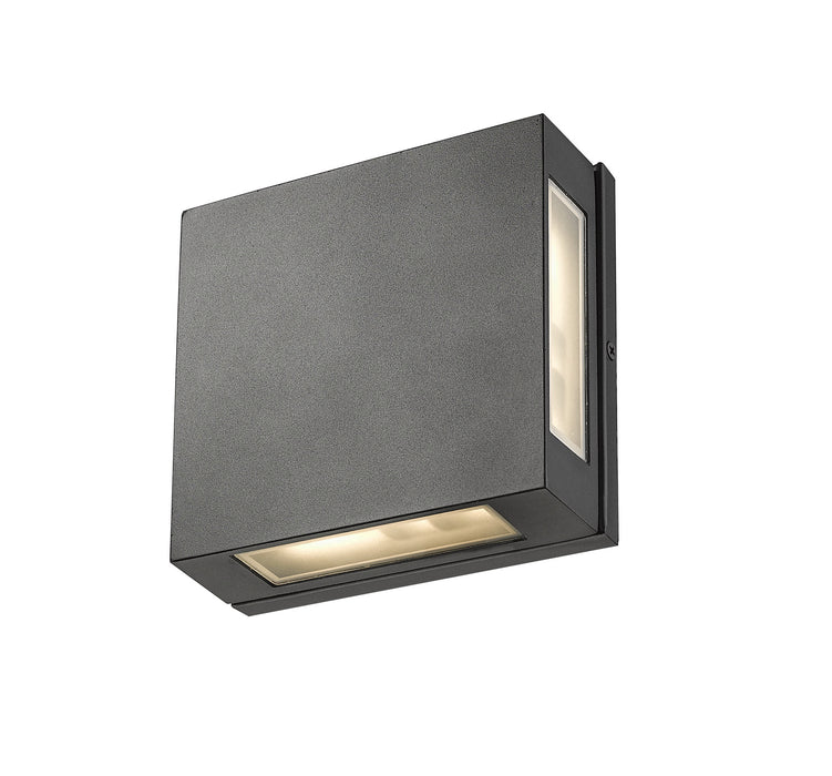 Z-Lite - 572S-BK-LED - LED Outdoor Wall Mount - Quadrate - Black
