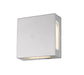 Z-Lite - 572S-SL-LED - LED Outdoor Wall Mount - Quadrate - Silver