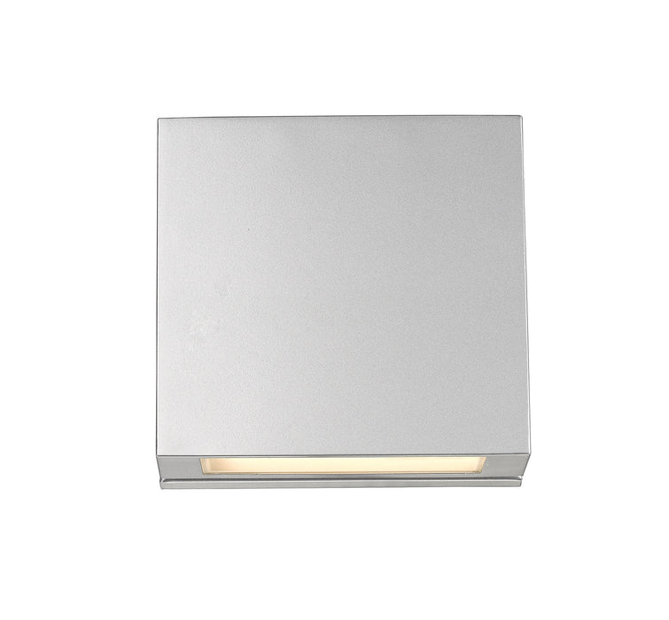 Z-Lite - 573B-SL-LED - LED Outdoor Wall Mount - Quadrate - Silver