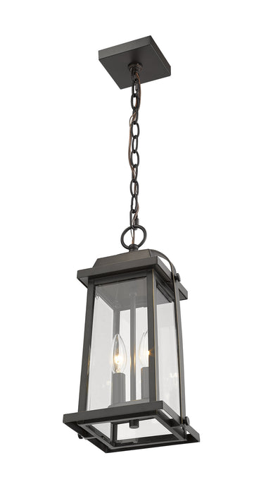 Z-Lite - 574CHM-ORB - Two Light Outdoor Chain Mount - Millworks - Oil Rubbed Bronze