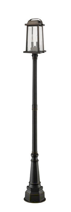 Z-Lite - 574PHMR-564P-ORB - Two Light Outdoor Post Mount - Millworks - Oil Rubbed Bronze