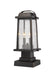 Z-Lite - 574PHMS-SQPM-ORB - Two Light Outdoor Pier Mount - Millworks - Oil Rubbed Bronze