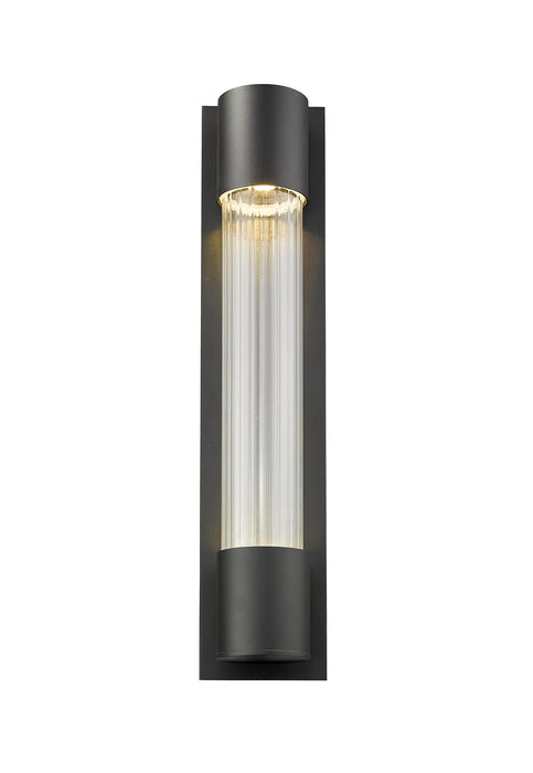 Z-Lite - 575B-BK-LED - LED Outdoor Wall Mount - Striate - Black