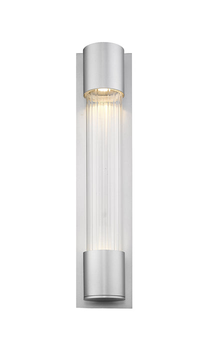 Z-Lite - 575B-SL-LED - LED Outdoor Wall Mount - Striate - Silver