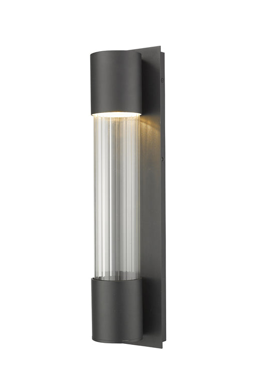 Z-Lite - 575M-BK-LED - LED Outdoor Wall Mount - Striate - Black