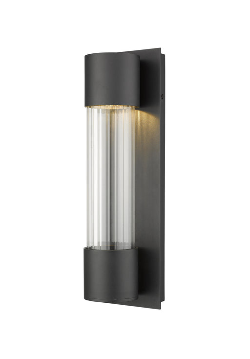 Z-Lite - 575S-BK-LED - LED Outdoor Wall Mount - Striate - Black