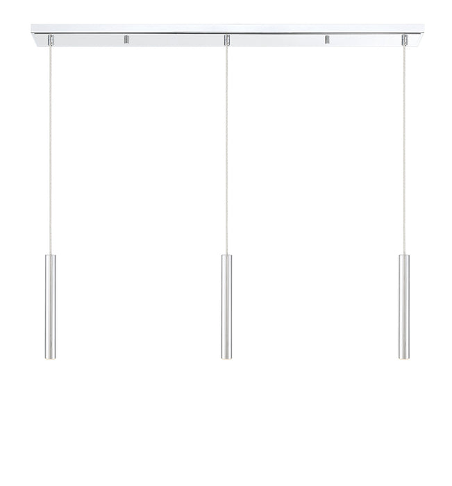 Z-Lite - 917MP12-CH-LED-3LCH - LED Linear Chandelier - Forest - Chrome