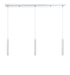 Z-Lite - 917MP12-CH-LED-3LCH - LED Linear Chandelier - Forest - Chrome