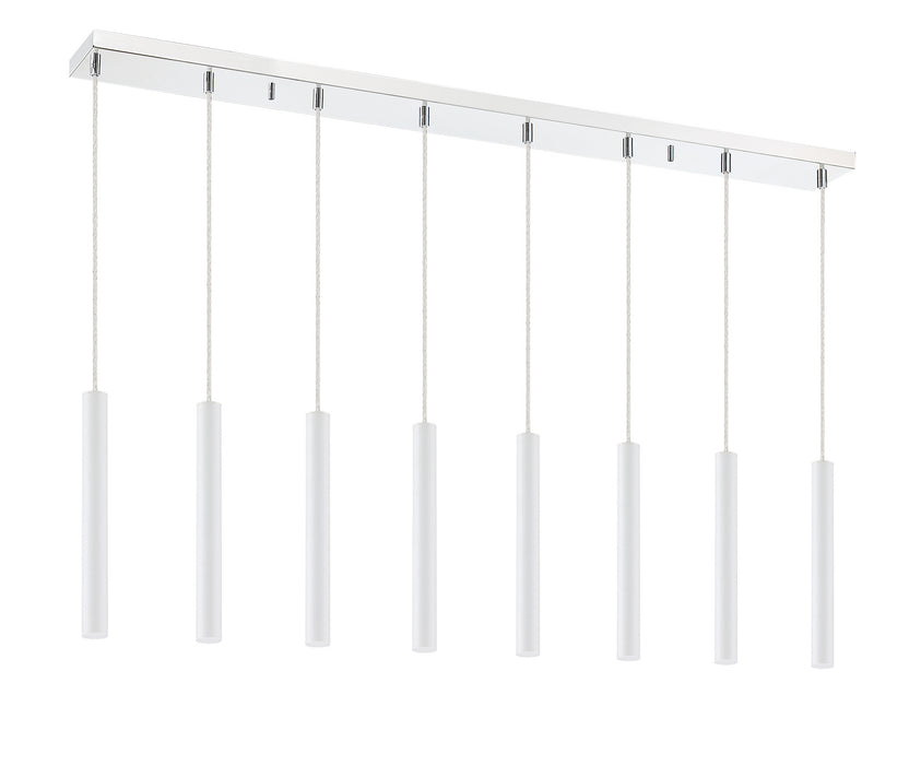 Z-Lite - 917MP12-WH-LED-8LCH - LED Linear Chandelier - Forest - Chrome