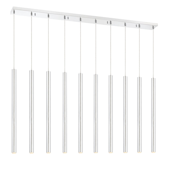 Z-Lite - 917MP24-CH-LED-10LCH - LED Linear Chandelier - Forest - Chrome