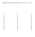 Z-Lite - 917MP24-CH-LED-3LCH - LED Linear Chandelier - Forest - Chrome