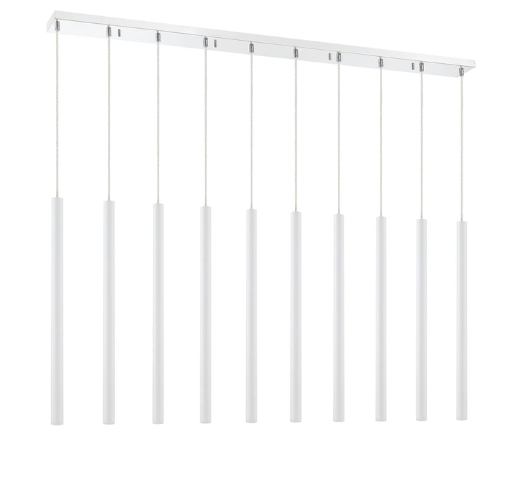 Z-Lite - 917MP24-WH-LED-10LCH - LED Linear Chandelier - Forest - Chrome