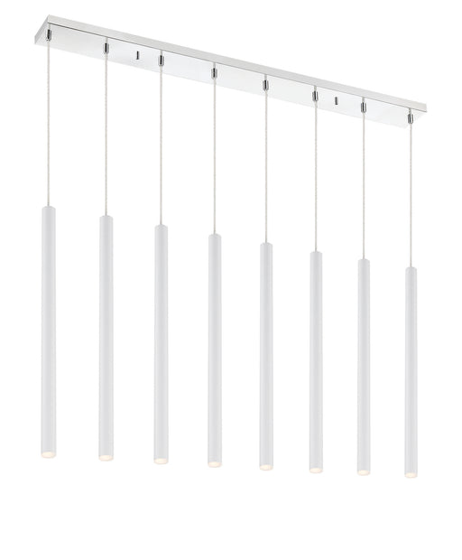 Z-Lite - 917MP24-WH-LED-8LCH - LED Linear Chandelier - Forest - Chrome