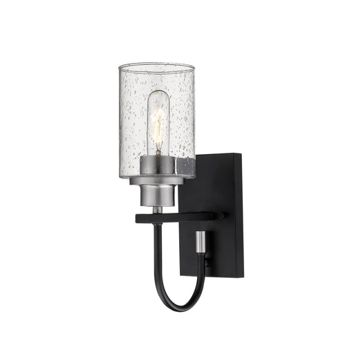 Millennium - 3511-MB/BN - One Light Wall Sconce - Clifton - Matte Black/Brushed Nickel