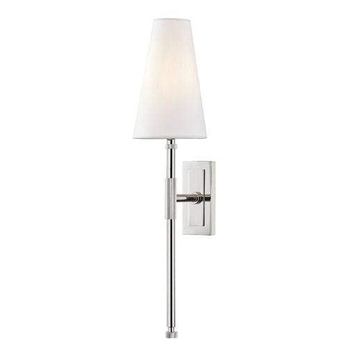 Hudson Valley - 3721-PN - One Light Wall Sconce - Bowery - Polished Nickel
