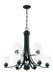 Craftmade - 50529-FB - Nine Light Chandelier - Bolden - Flat Black