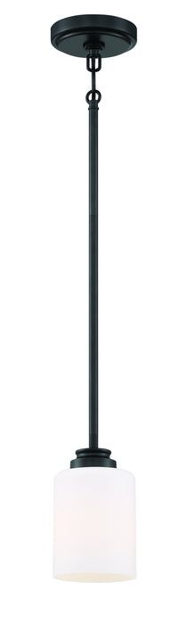 Craftmade - 50591-FB-WG - One Light Mini Pendant - Bolden - Flat Black