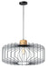 Maxim - 10069BKNWD - One Light Pendant - Bjorn - Black / Natural Wood