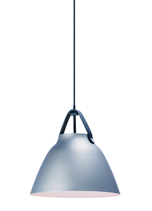 Maxim - 11356BKBP - One Light Pendant - Nordic - Black / Brushed Platinum